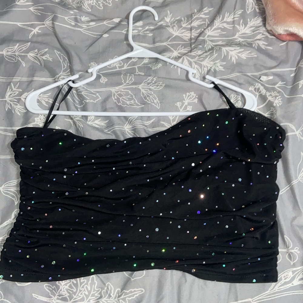 Going out sprakly top